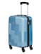 Senator Hard Case Cabin Luggage Trolley Suitcase for Unisex ABS Lightweight Travel Bag with 4 Spinner Wheels KH110 Light Blue