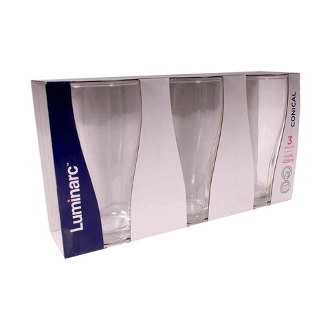 Luminarc 42.5Cl Goblet Conical 3Pc