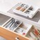 Aiwanto Storage Box Cutlery Tray for Spoon Fork Drawer Organizer Expandable Utensil Storage Organizer  Kitchen Storage Rack