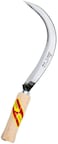 Toothed Grass Sickle / Gardening Grass Sickle with Wooden Handle Lightweight, Durable Sharp Tool (Made in SPAIN)