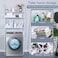 SKY-TOUCH Washing Machine Storage Shelf Rack 3-Tiers, Bathroom Shelves Toilet Shelf Space-Saving,Easy to Assemble Bathroom Storage Shelf No Drilling - White