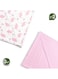 Moon Bamboo Muslin Wrap Swaddle Plain And Flamingo Print