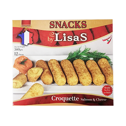 Lisas Croquettes Cheese &amp; Salmon 12 Pieces