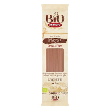 Granoro Integrale Organic Whole Wheat No. 12 Spaghetti Pasta 500g