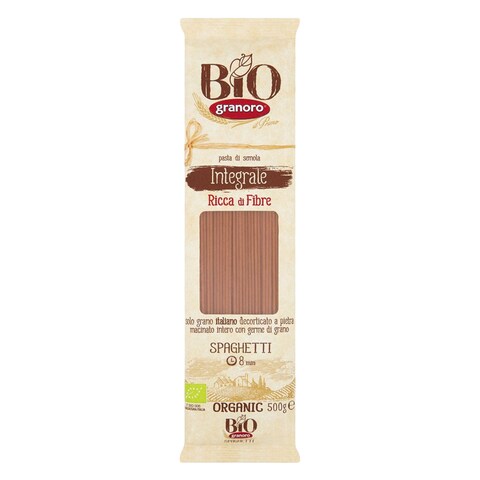 Granoro Integrale Organic Whole Wheat No. 12 Spaghetti Pasta 500g