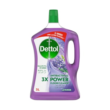 Dettol Antibacterial Floor Cleaner Lavender Scent 3L