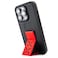 PU Leather Case with Hand Grip for iPhone 14 Pro - Red