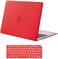 Ntech Macbook Air 13 Inch Case 2020 2019 2018 Release A2337 M1 A2179 A1932 Retina Display With Touch Id, Protective Plastic Hard Shell Case &amp; Keyboard Cover Skin, Red