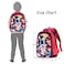 Eazy Kids Astronaut School Bag-Red
