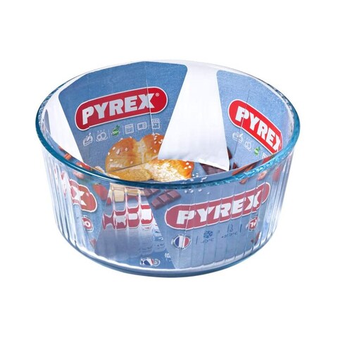 Pyrex Classic Round Souffle Dish - 21 Cm - Clear