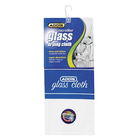 Addis Microfibre Glass Drying Up Cloth