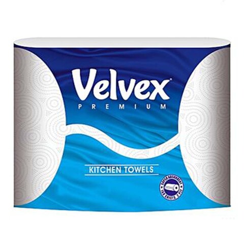 Velvex Kitchen Towels Premium Wh X2