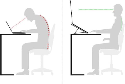 Generic Portable Laptop Stand Support Base Notebook Stand Computer Laptop Holder Cooling Bracket Riser Bracket 06