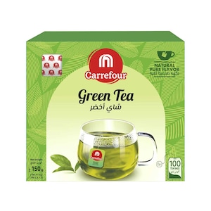 Maf Carrefour Green Tea 100 Tea Bags 150gr