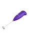 Generic Electric Handheld Coffee And Milk Egg Beater Whisk Purple