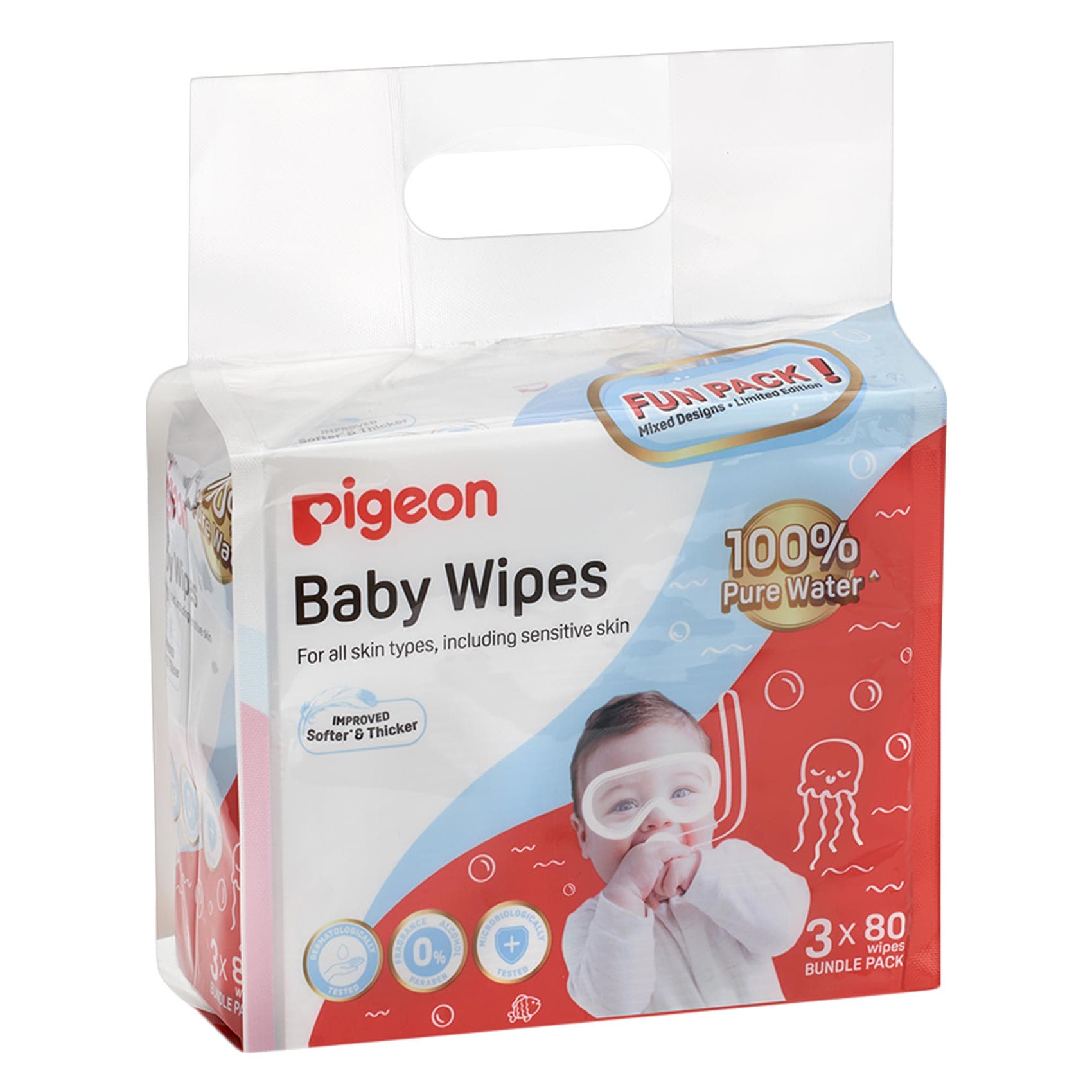 Cleansing Wipes Pigeon Baby Wipes Box Pigeon Baby Wet Wipes (80pcs