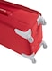 Senator Soft Shell Cabin Luggage Trolley For Unisex Ultra Lightweight Expandable Suitcase With 4 Wheels LL003 Red