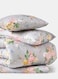 KLUB LINEN Double Comforter 4PC Set Jasmine Blossom 144TC Poly Cotton Printed Design