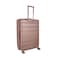 Senator Hard Case Trolley Luggage Set of 3 For Unisex ABS Lightweight 4 Double Wheeled Suitcase With Built In TSA Type Lock A5125 Rose Gold