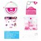 Barbie Shine Bright Selfie Mirror 6 PCS