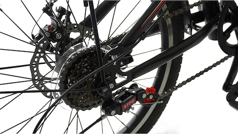 Vego Fold Folding Bike 6 Speed 20 Inch, Black