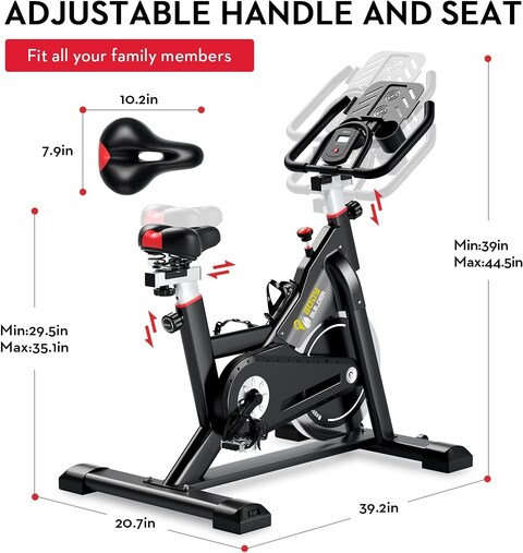 Spin Bike Standing On Bike Seat Indoor Folding Exercise Cycling