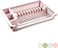 Royalford Large Dish Drainer RF10883 Plastic Dish Rack With Detachable Tray Glass, Multicolor