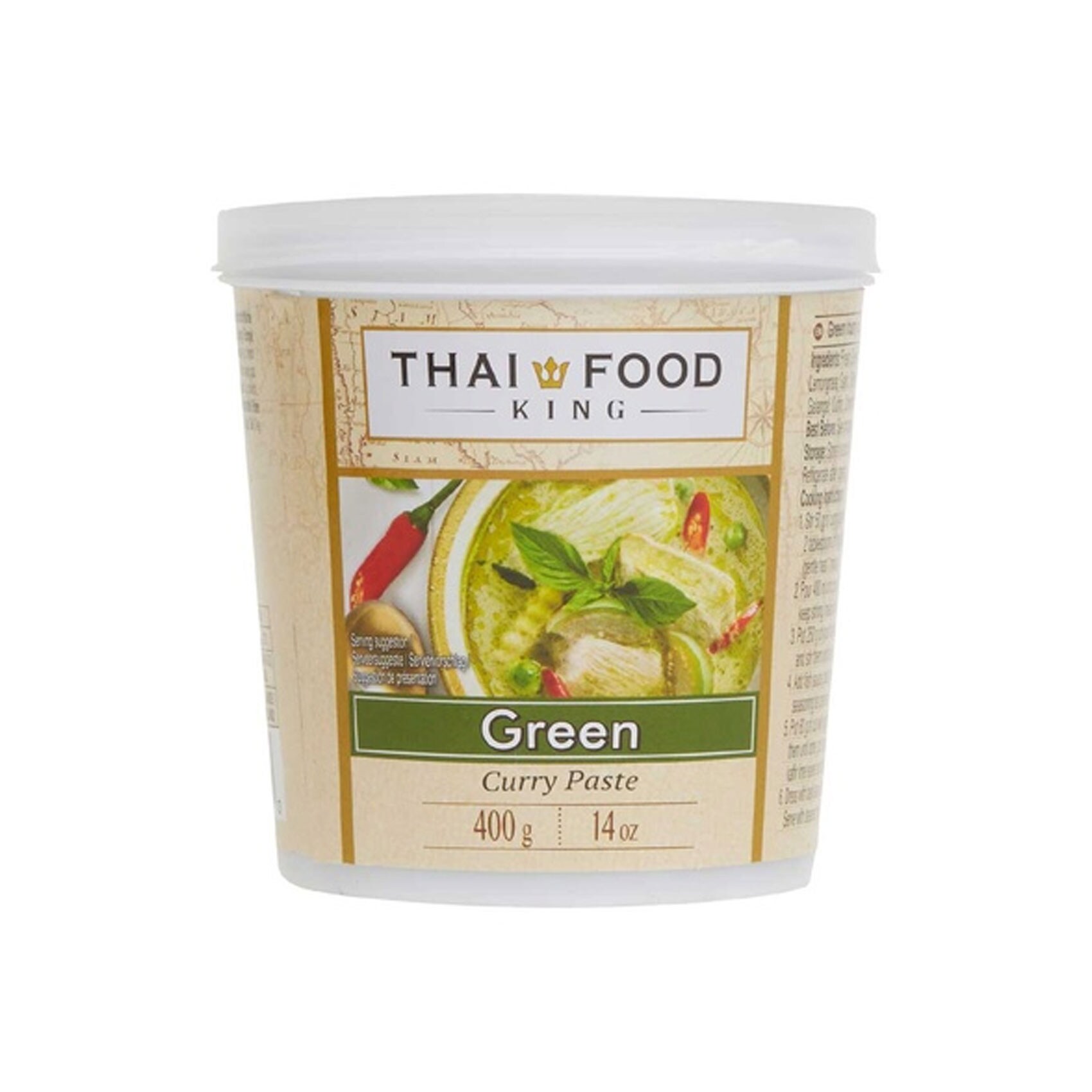 Buy Thai Food King Green Curry Paste 400gr Online | Carrefour Qatar