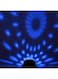Lixada - Sound Activated RGB Mini LED Crystal Ball 3W Multicolour 11.40x9.80x10.80centimeter