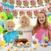 Cocomelon Birthday Party Supplies for Kids, Cocomelon Party Decorations Includes Happy Birthday Banner, Balloon, Cupcake Toppers, Large Cake Topper, Swirl Plastic, Coil, Glue (44 pcs)