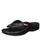 Men's Flip Flops Men's Slippers footwear 1125 Black UK 7 EU 41



