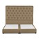 In House Lujin Linen Bed Frame - Single - 200x90cm - Beige