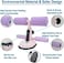 Sky Land Upgraded Portable Sit Up Assistant For Floor Device For Abdomen Exerciser With Self-Suction Equipment For Body Building-Em-9345-R, Pink/Red