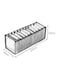 Generic Foldable Underwear Storing Box Grey