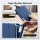 HYX New iPad 10th Generation Case 10.9 Inch 2022 with Pencil Holder, Soft TPU Back Smart Trifold Stand Case [Support Touch ID and Auto Wake/Sleep], Cover for 2022 iPad 10th Gen 10.9 inch, Blue
