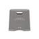 Cosmoplast Rattan Step Stool Grey 28cm