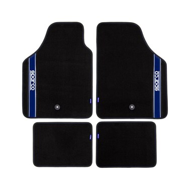 Sparco - Universal Car Mats B Black/Blue