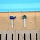 KKmoon-Pool Thermometer,Spas Thermometer,Swimming Pool Thermometer with String, Shatter Resistant, Floating Thermometer for Swimming Pool, Bath Water, Spas,Hot Tubs