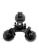 Generic - Low Angle Triangle Suction Cup Holder 15cm Black