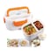 Generic - Multi-function Electric Heating Lunch Box Orange