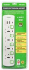 Terminator brand 4 way universal power extension socket with 2 usb 3m cable 13a