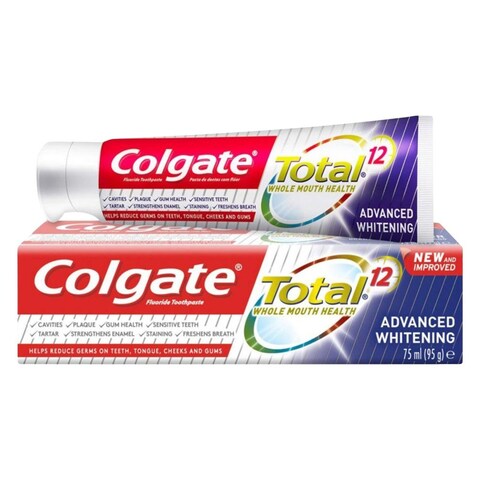 COLGATE TP TOTAL ADV WHTNING 75MLX3