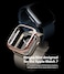 Ringke Apple Watch 9 / 8 / 7 41mm Apple Watch Series (41mm) Case, Slim Series, Clear + Chrome Rose Gold