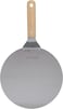 Royalford 10" Pizza Spatula, Stainless Steel, Rf10227, Wooden Handle, Cake Lifter, Plate Holder Baking Tool Baking Homemade Pizza