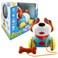 FITTO Electronic Robot Dog Toy with Music, Leash, and Bone Toy for Kids