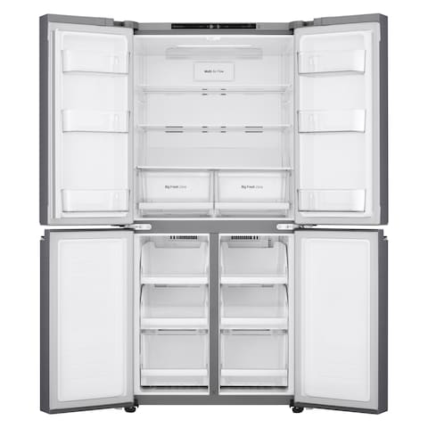 LG Side By Side Fridge GR-B29FTLVB Silver 464L