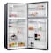 Nikai 580L Net Capacity Double Door Refrigerator Stainless Steel NRF800FSS