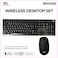 Wireless Keyboard Mouse Combo Set Slim Low Profile Keyboard Ergonomic 1200dpi MIAMI TECHNOLOGY (BMX2510)