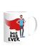 Giftex Best Dad Ever Printed Mug White/Red/Blue 11.5X10.5X10.5cm