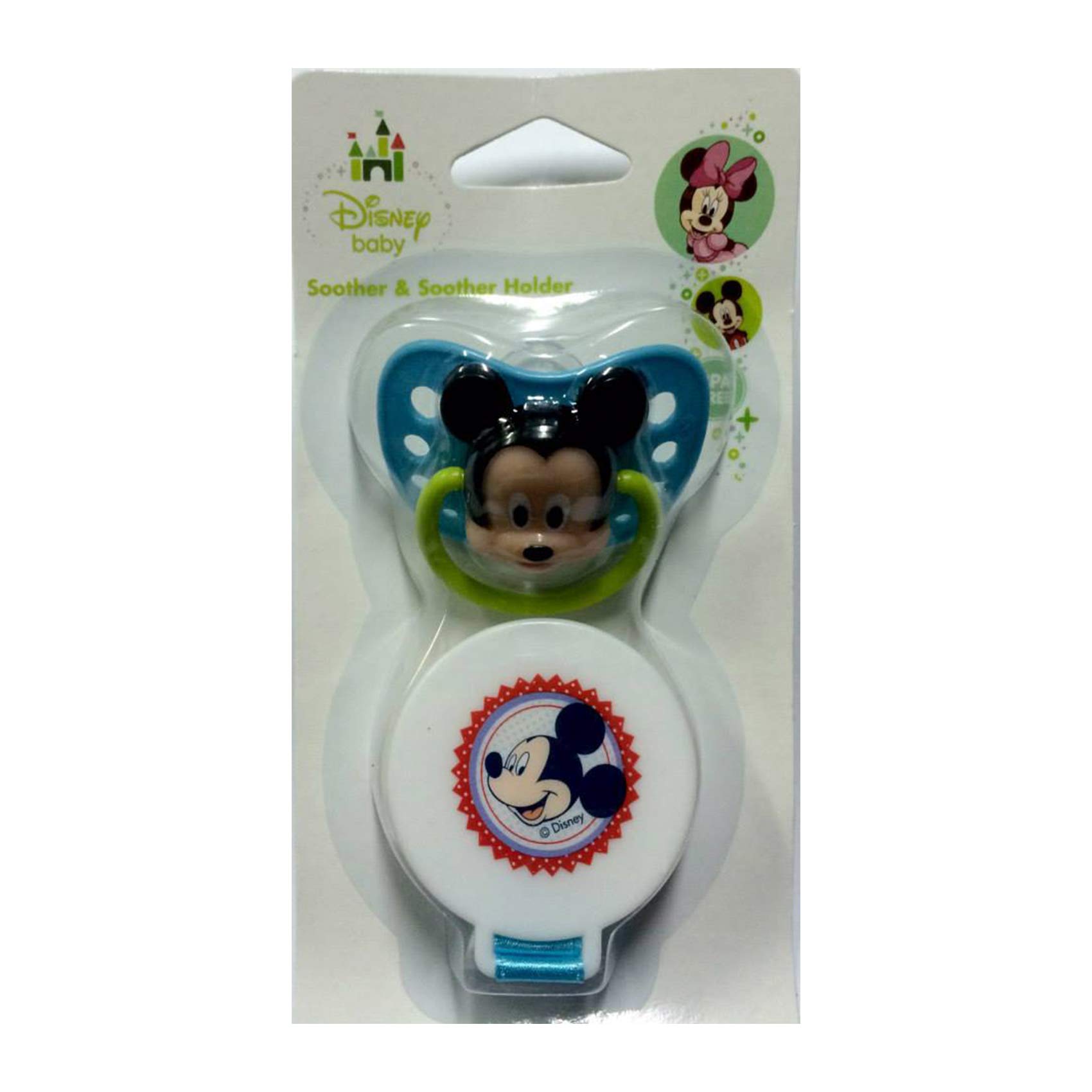 Buy Disney Mickey Printed Soother with Clip Online Carrefour Egypt